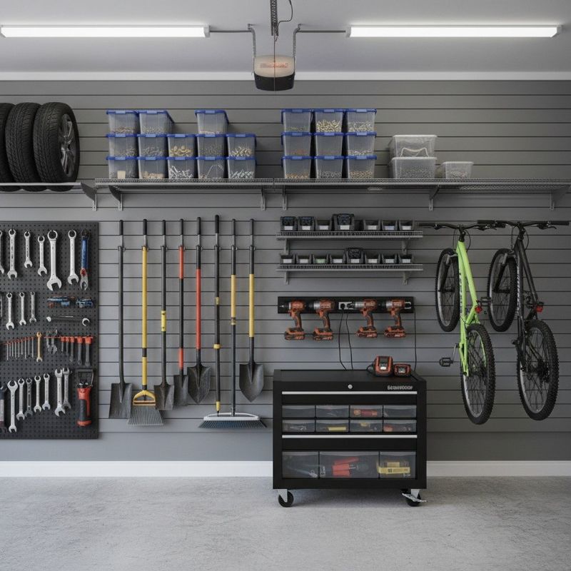 Garage Tool Rack Installation in Loudoun County, VA